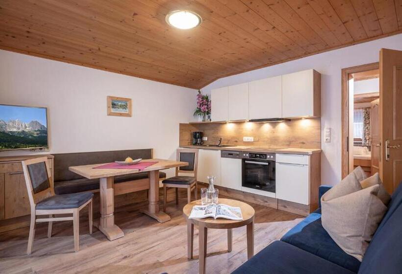 דירה בת חדר שינה 1 עם מרפסת, Appartement Pension Auhof