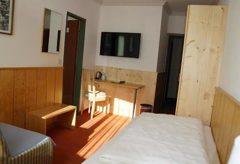 Standard Yhden Hengen Huone, Gasthof Pension Grüner Anger