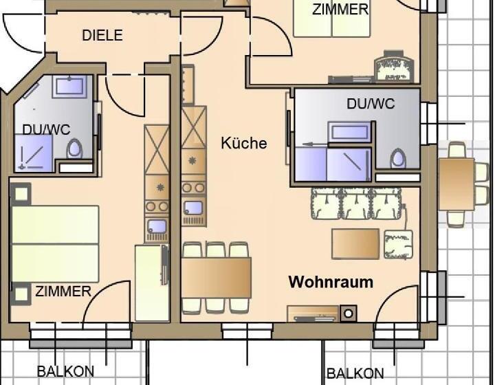 آپارتمان 2 خوابه, Pension Egger