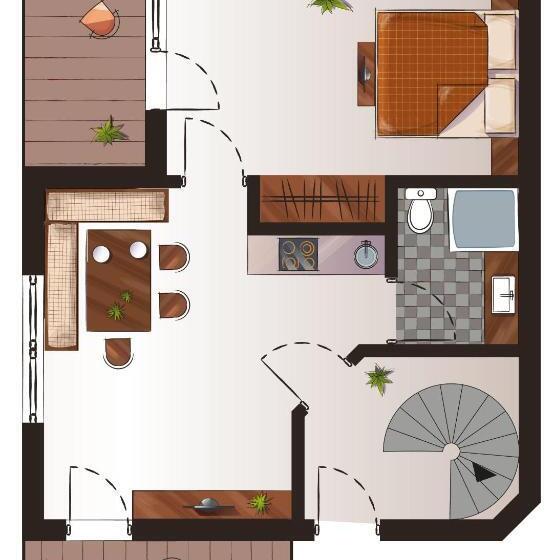 Apartamento 1 Quarto, Pinzger Tux