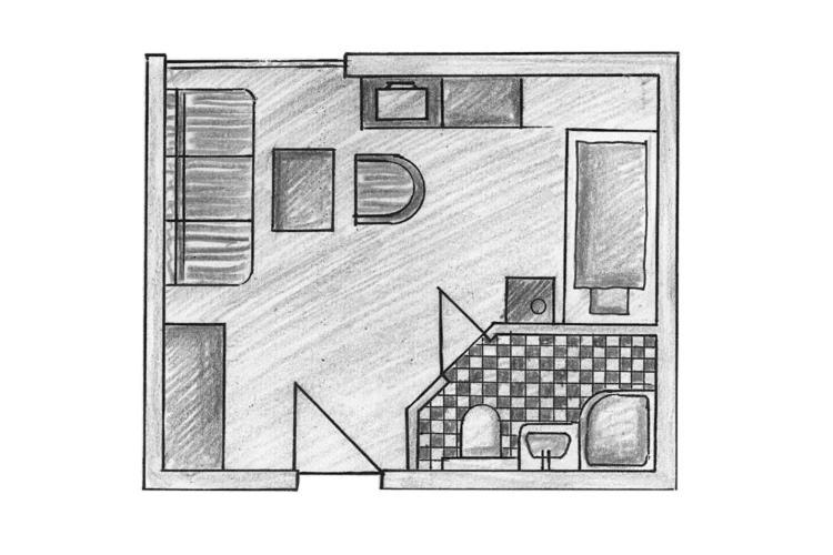 标准单人间, Sporthotel Kühtai