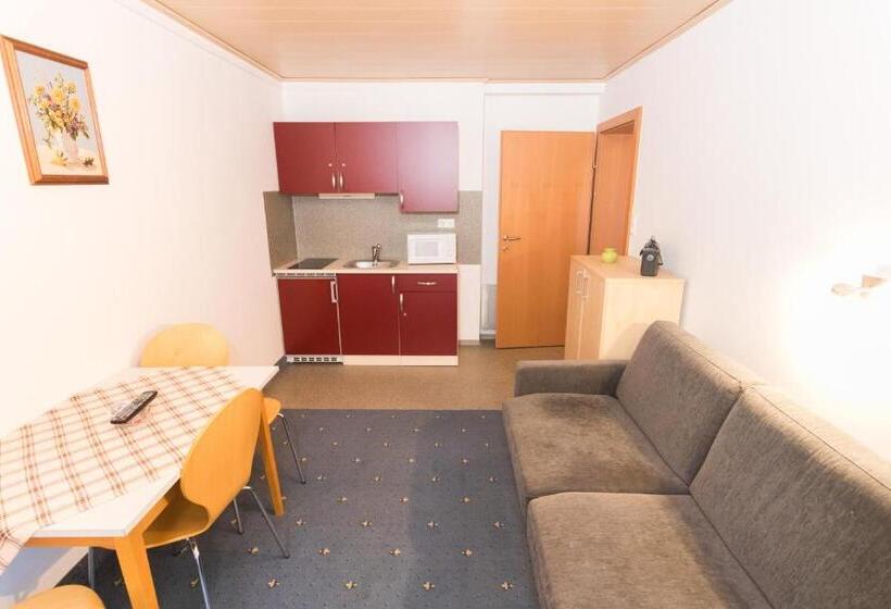 דירה בת חדר שינה 1 עם מרפסת, Pension Waldruh   Tannenheim