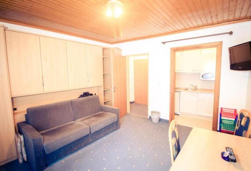 דירה בת חדר שינה 1 עם מרפסת, Pension Waldruh   Tannenheim