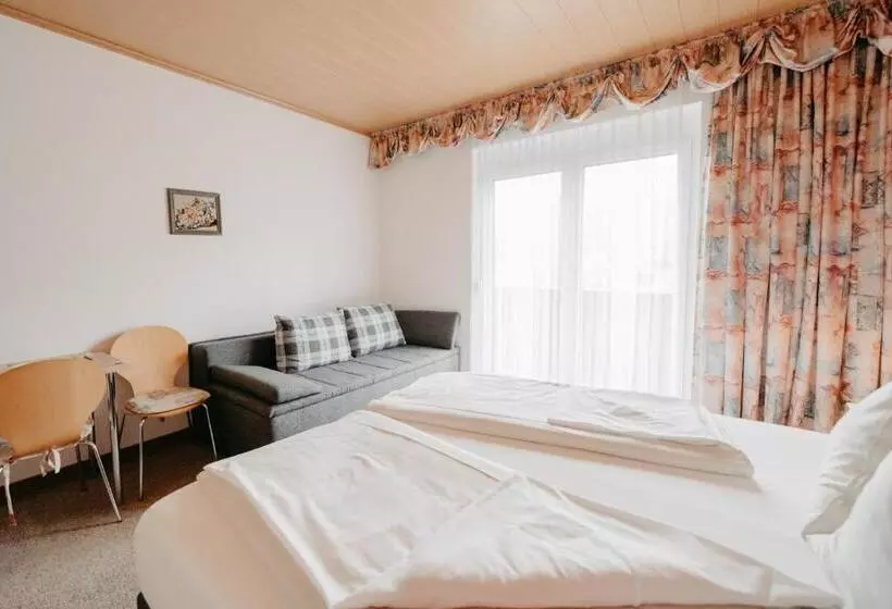 Standard Kolmen Hengen Huone Parveke, Pension Waldruh   Tannenheim
