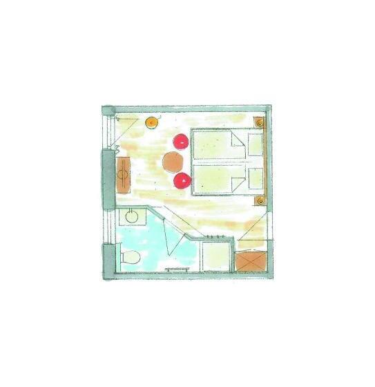 标准间带阳台, Gasthof Schroll