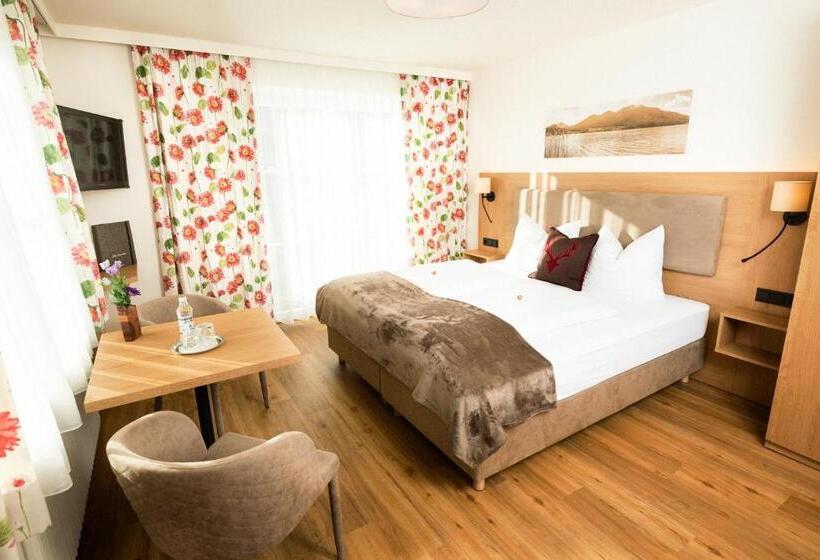 חדר סטנדרט עם מרפסת, Frühstückspension Huber