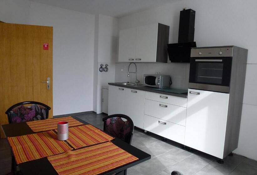 דירת חדר נוף לגינה, Wildunger Hof Mit Gemeinschaftskuche