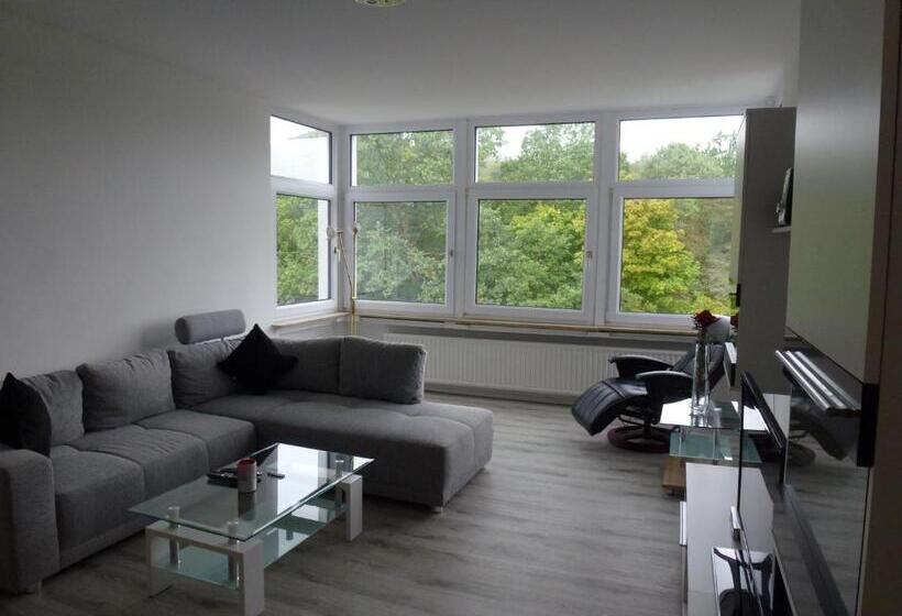 דירת חדר נוף לגינה, Wildunger Hof Mit Gemeinschaftskuche