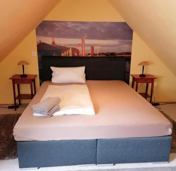 חדר סטנדרט יחיד, Pension Riverside In Leverkusen Hitdorf Am Rhein Zentral An Der A1 Und 59