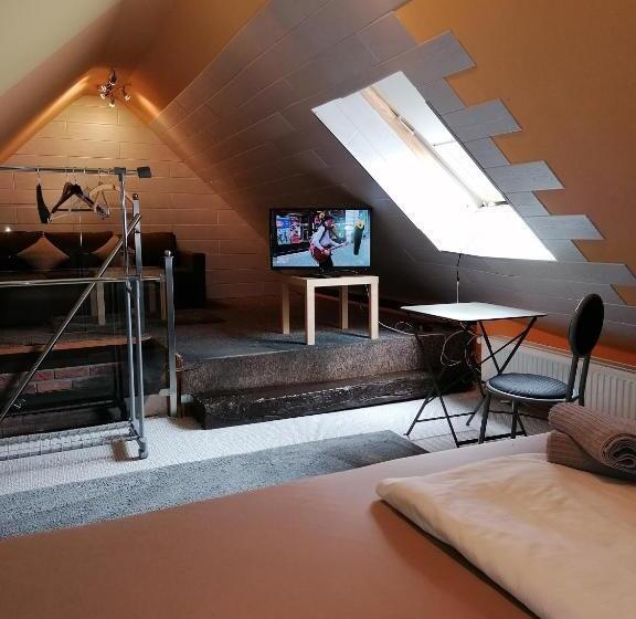 חדר סטנדרט יחיד, Pension Riverside In Leverkusen Hitdorf Am Rhein Zentral An Der A1 Und 59