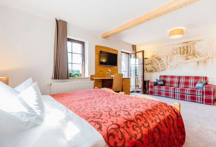 Номер Стандарт с Балконом, Erlebnishotel Zur Schiffsmühle Gmbh