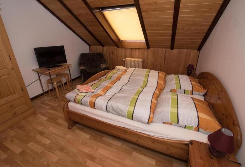 غرفة قياسية حمام مشترك, Restaurant Johanniskreuz