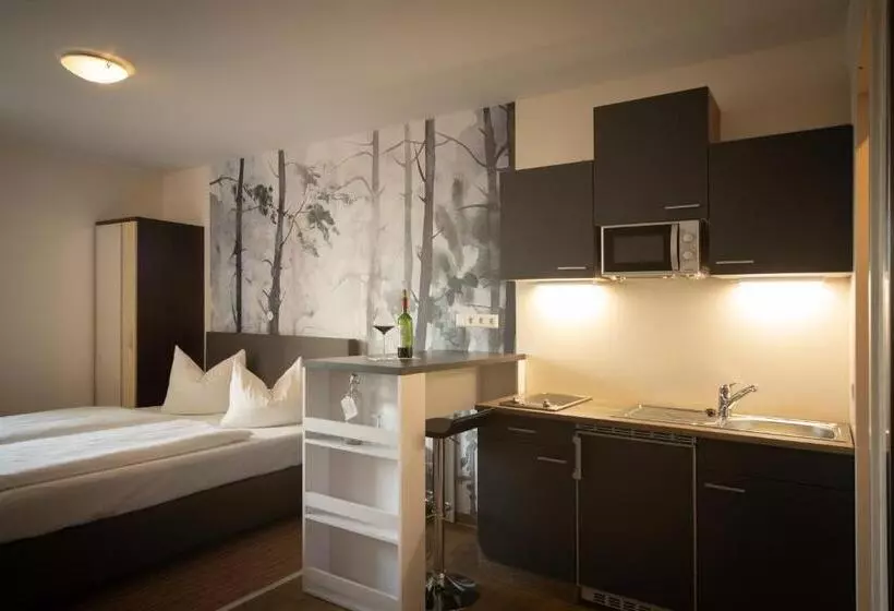 １ベッドルームアパートメント, Bergwirtschaft Wilder Mann Hotel Und Restaurant