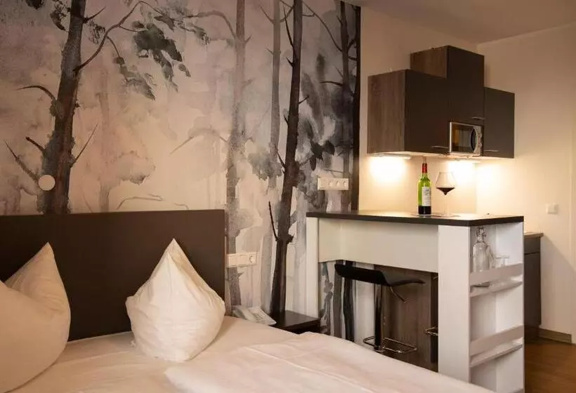 １ベッドルームアパートメント, Bergwirtschaft Wilder Mann Hotel Und Restaurant