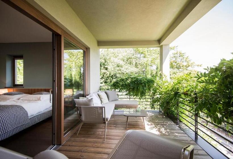 Suite with lake view, Designhotel Gius La Residenza