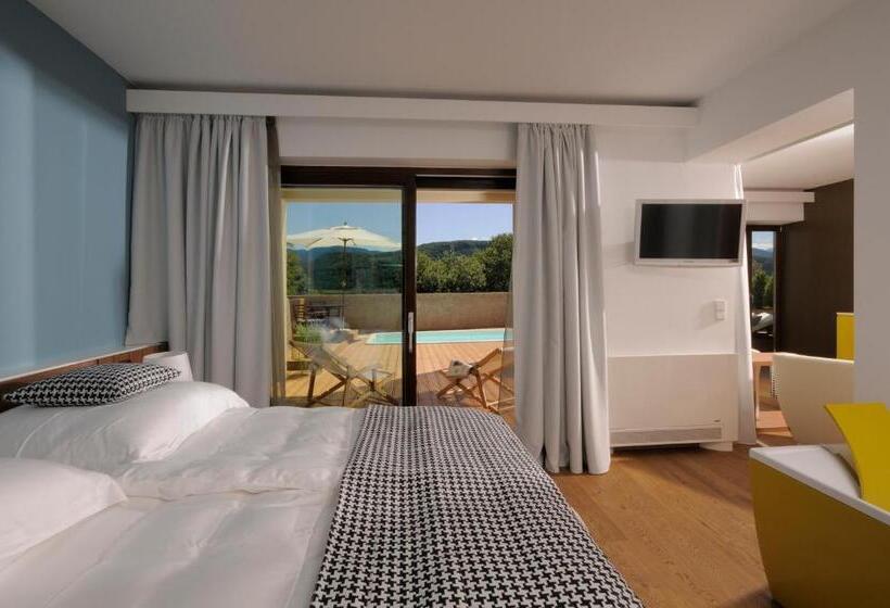 סוויטה דלוקס, Designhotel Gius La Residenza