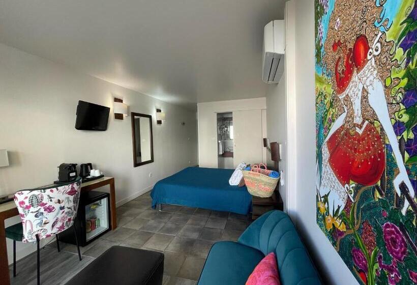 Полулюкс Одноместный с Террасой, Hôtel Eve Cap D Agde Village Naturiste