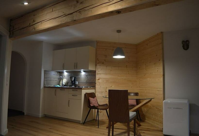 침실 1개 가든 전망 아파트, Salzbergalm