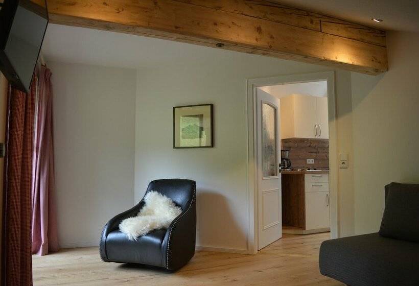 침실 1개 가든 전망 아파트, Salzbergalm