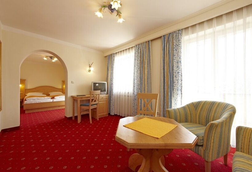 可观山景的小型套房, Alpenhotel Rieger