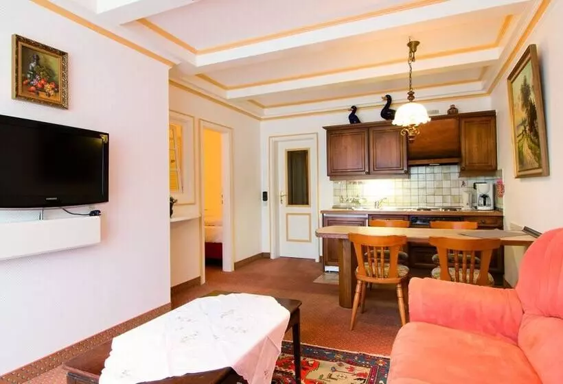 Huoneisto 1 Makuuhuone, Appartement Landhaus Stutzi   Hotel Strandperle