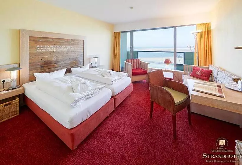 バルコニーつきオーシャンビュースーペリアルーム, Strandhotel Vierjahreszeiten
