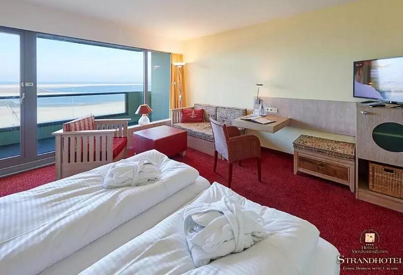 バルコニーつきオーシャンビュースーペリアルーム, Strandhotel Vierjahreszeiten