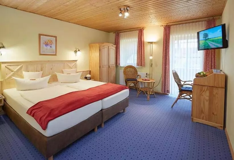 スタンダードシングルルーム, Land Und Aktivhotel Altmühlaue