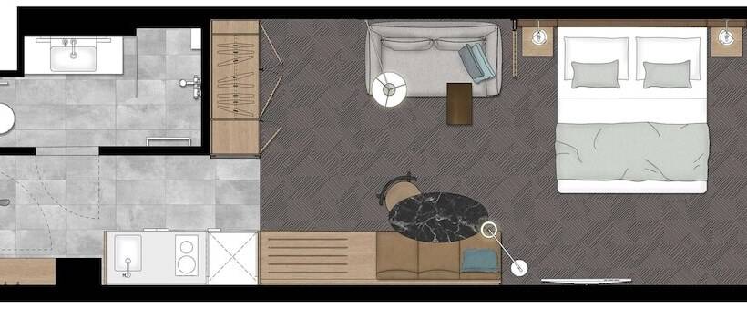 标准工作室, Adina Apartment Hotel Dusseldorf