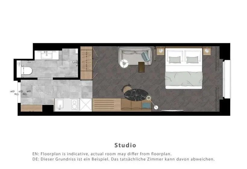 Standard-studio, Adina Apartment Hotel Dusseldorf