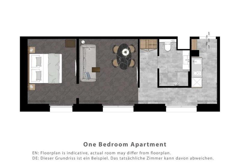 Апартаменты 1 Спальня, Adina Apartment Hotel Dusseldorf