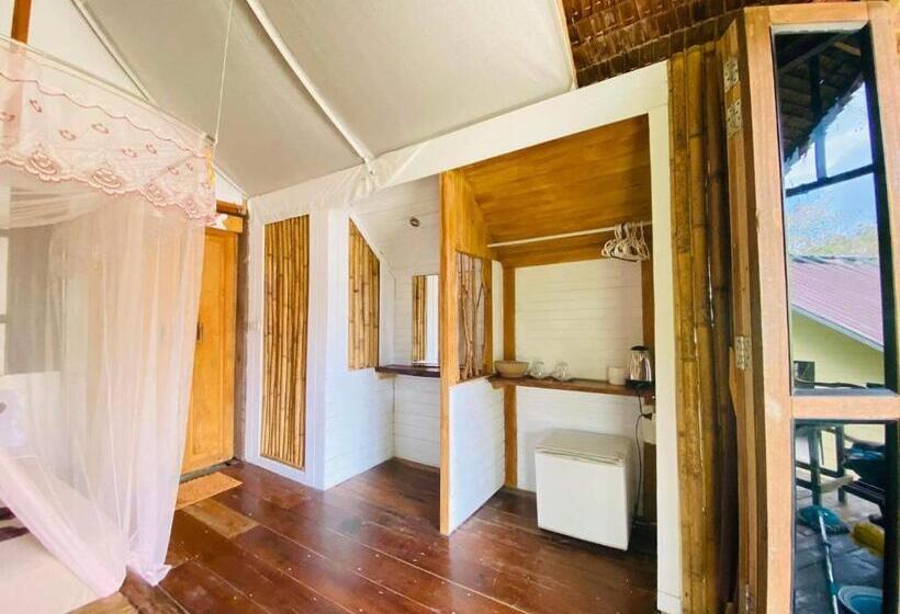 غرفة ديلوكس مزودة بشرفة, Koh Mook Mountain View