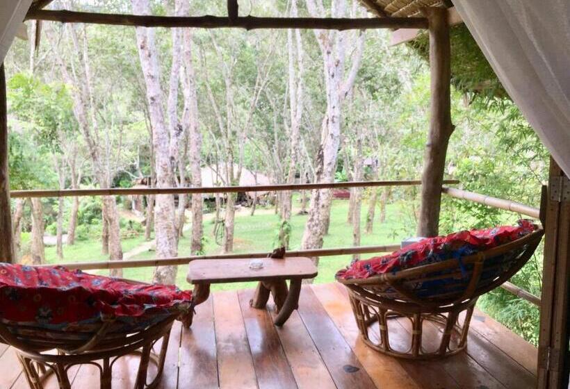 غرفة ديلوكس مزودة بشرفة, Koh Mook Mountain View