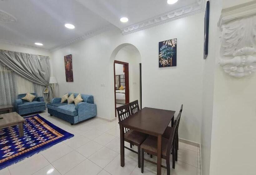 جناح غرفتين نوم, الزمرد للشقق المخدومة