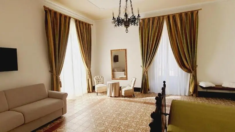 景色の見えるデラックスルーム, Palazzo Restifa Bnb