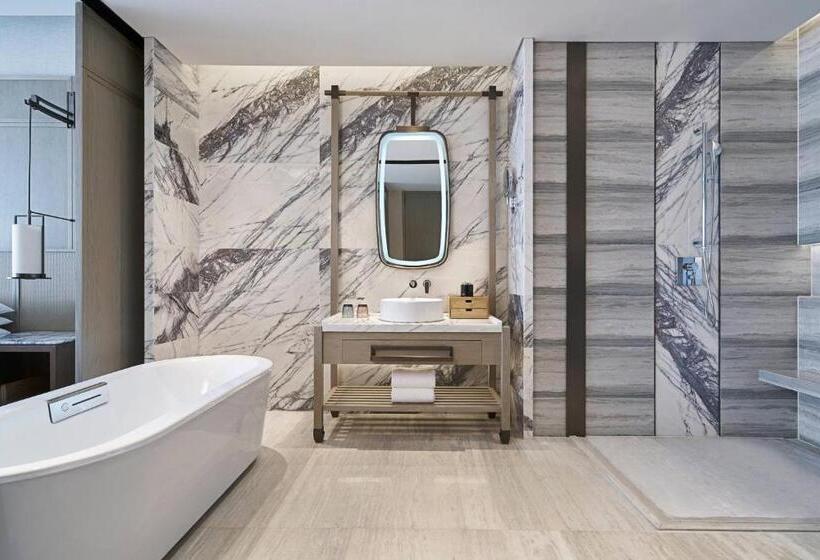 חדר דחוקס עם מיטת קינג, Wuxi Marriott Hotel Lihu Lake