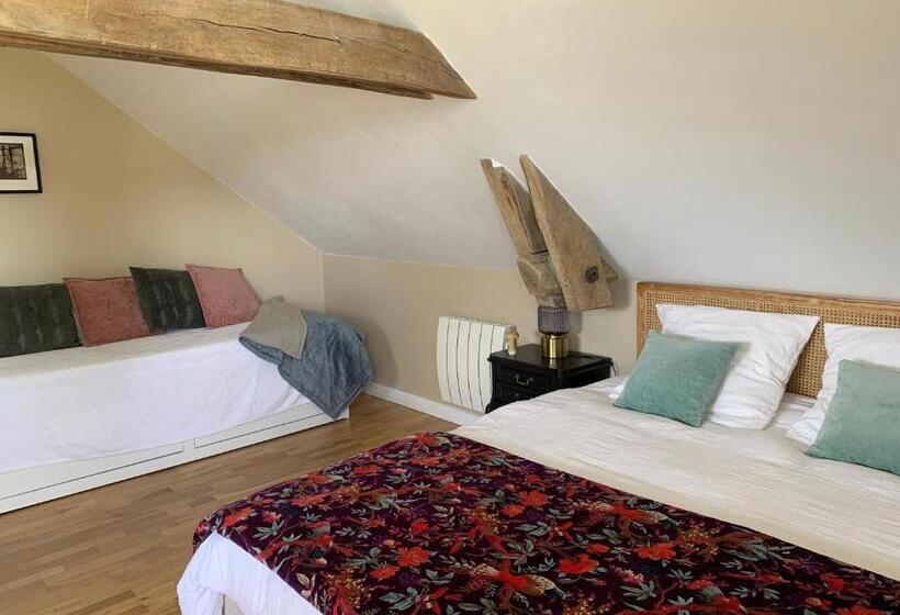 غرفة عائلية مطلّة علي الحديقة, La Grenouillère   Chambre D Hôtes De Charme