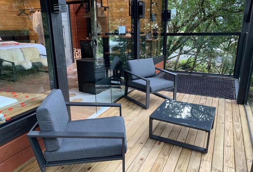 کلبه ییلاقی, Floresta Secreta  Pousada Cachoeira Da Neve