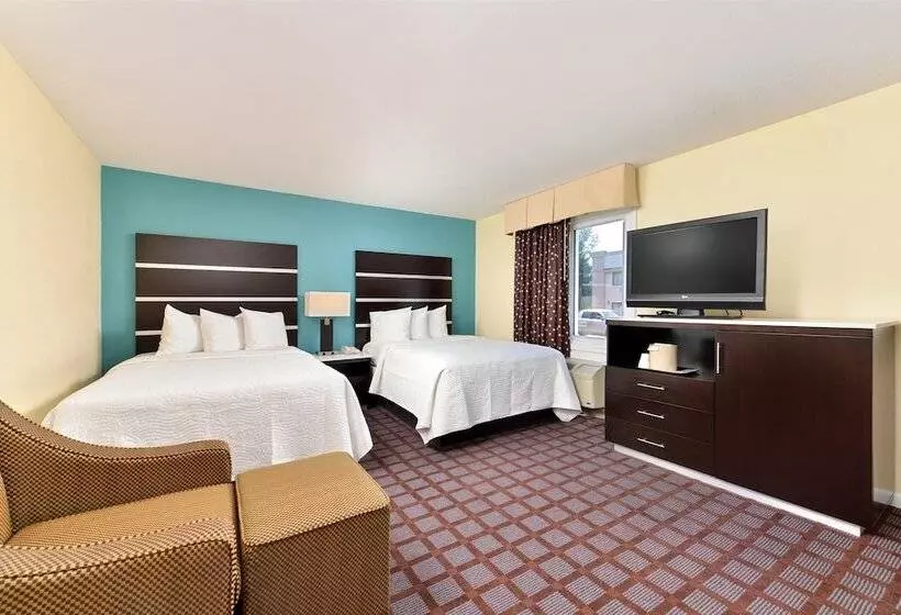 ２ダブルベッドのスタンダードルーム, Americas Best Value Inn New London Mystic