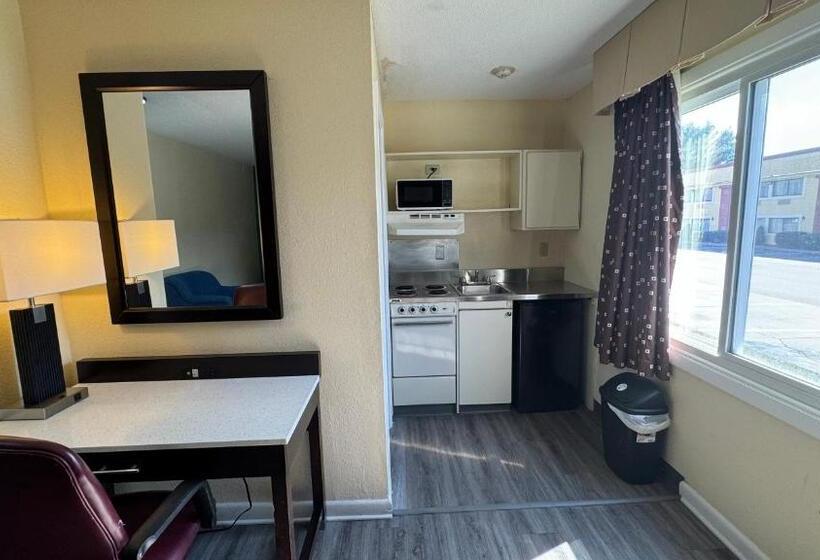 带大床的标准间, Americas Best Value Inn New London Mystic