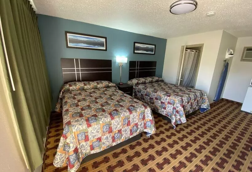 ２ダブルベッドのスタンダードルーム, Lodge Inn Wrightstown  Fort Dix