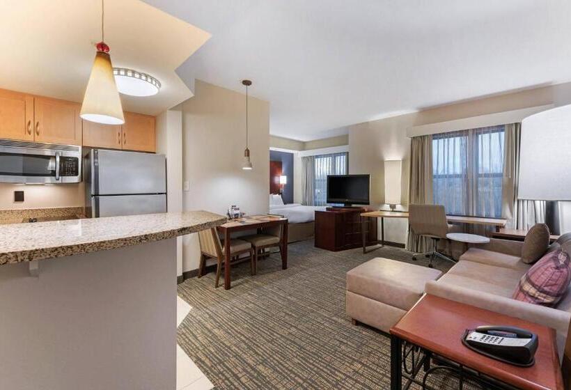 キングサイドベッドのスタンダードワンルーム, Residence Inn By Marriott Columbus