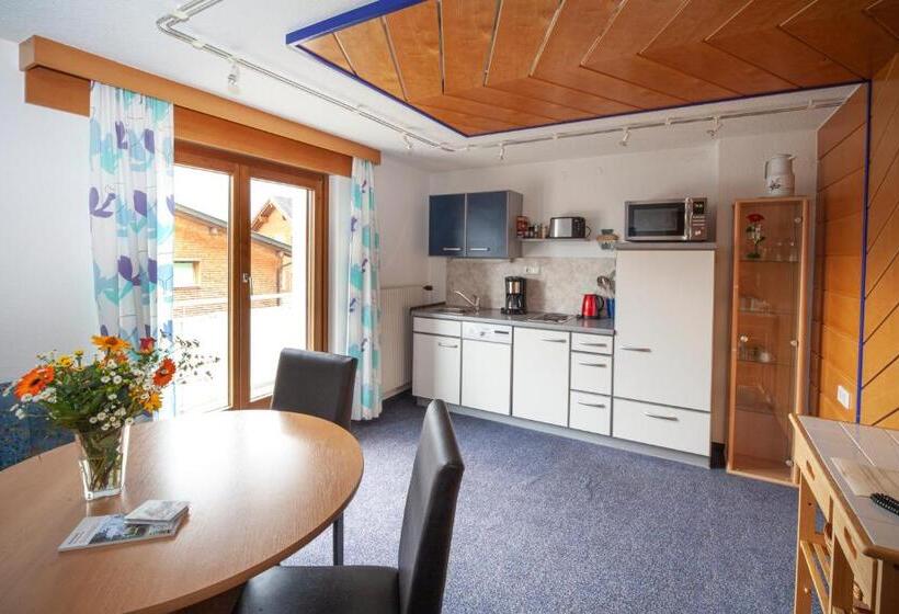 شقة غرفتين نوم مزودة بشُرفة, Garni Brigitte