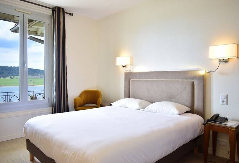 חדר סטנדרט נוף לאגם, Hôtel Restaurant Le Lac