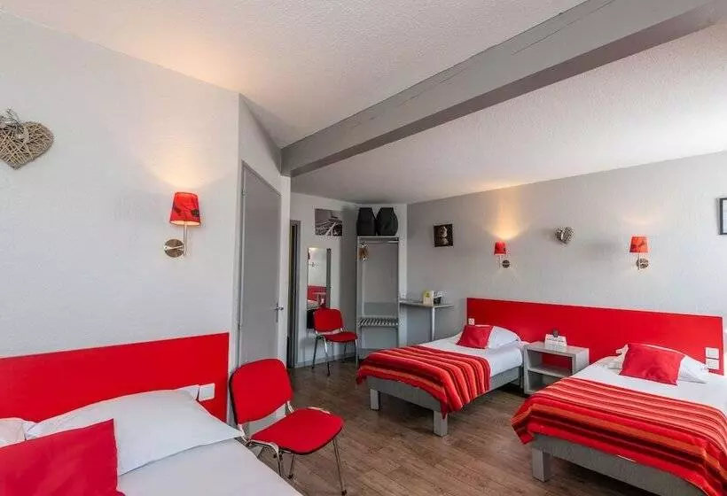 スタンダード４人部屋, Les Orchidées , Hôtel & Restaurant