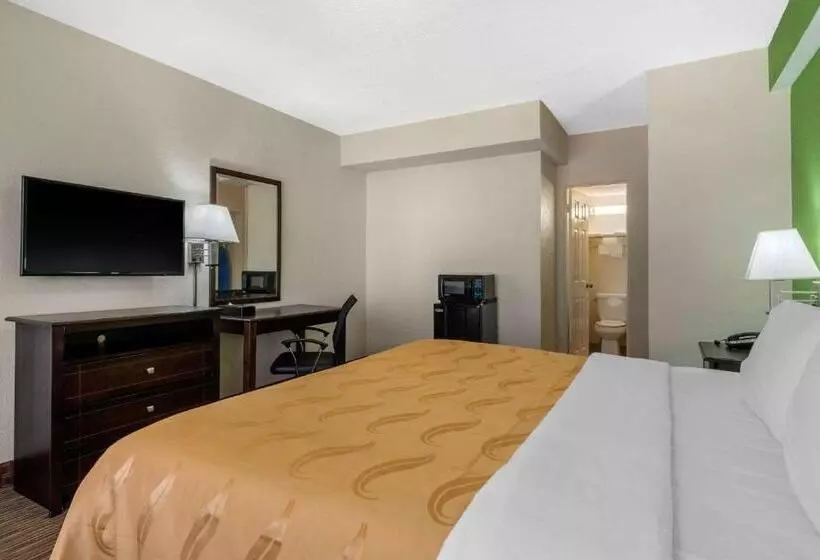 キングサイズベッドのスタンダードルーム, Quality Inn Daytona Beach Oceanfront