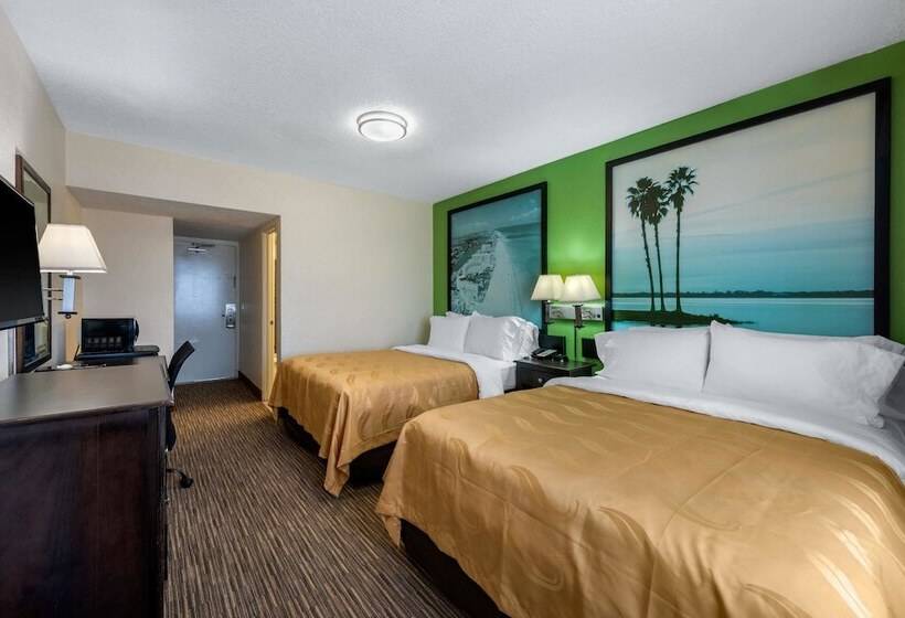 غرفه قياسيه سريرين مزدوجين, Quality Inn Daytona Beach Oceanfront