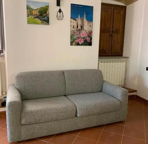 庭の見える１ベッドルームアパートメント, Residence Il Giardino Sul Fiume Nera