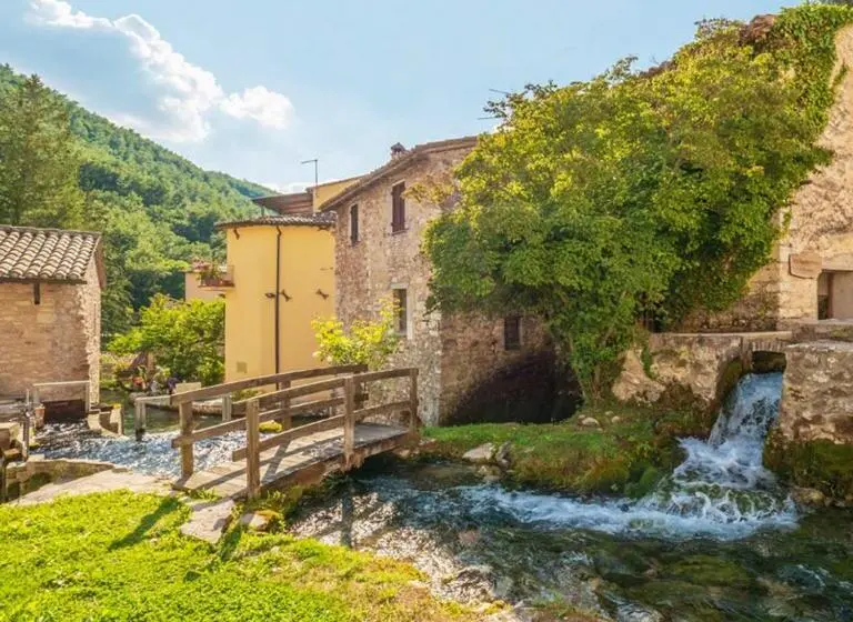 景色の見える一ベッドルームアパートメント, Residence Il Giardino Sul Fiume Nera
