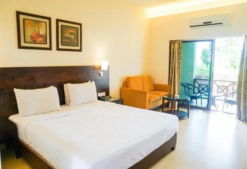 バルコニー付きデラックスルーム, Greenleaf The Resort & Spa, Ganpatipule